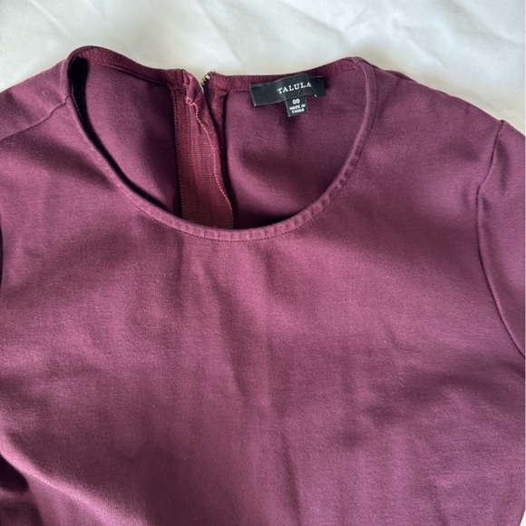 Aritzia Talula burgundy dress size 00 - Picture 2 of 2
